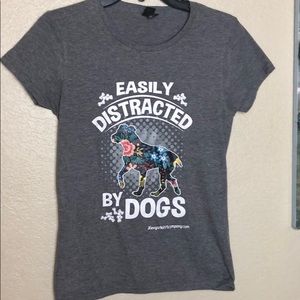 Easily Distracted By Dogs Tee